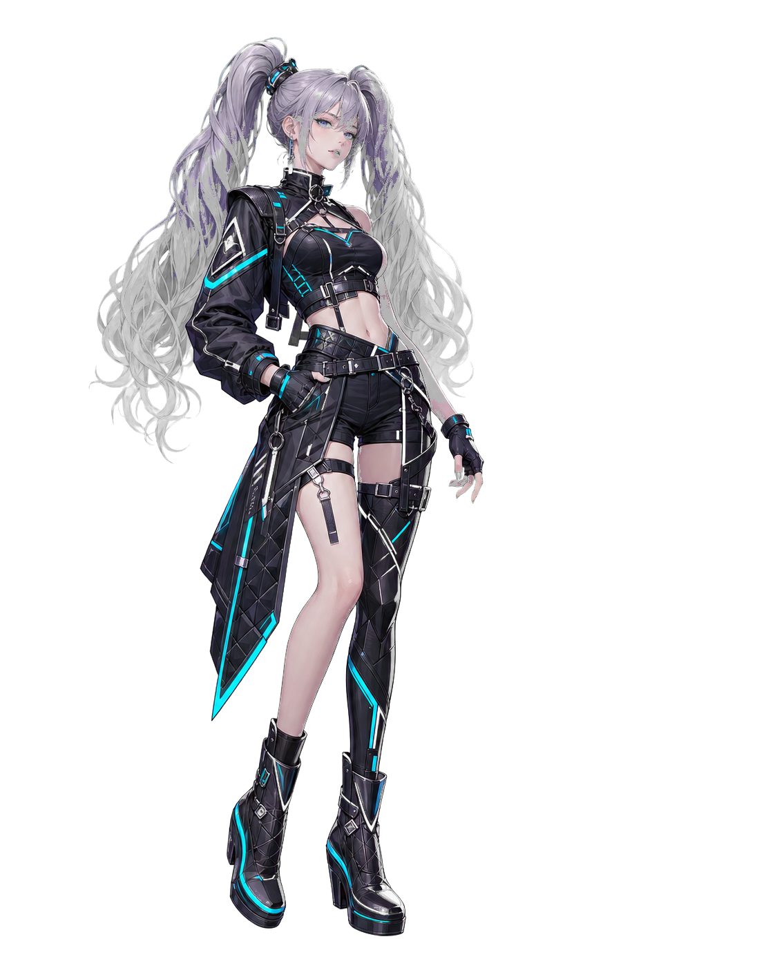 XENA, the Neon Rush performer