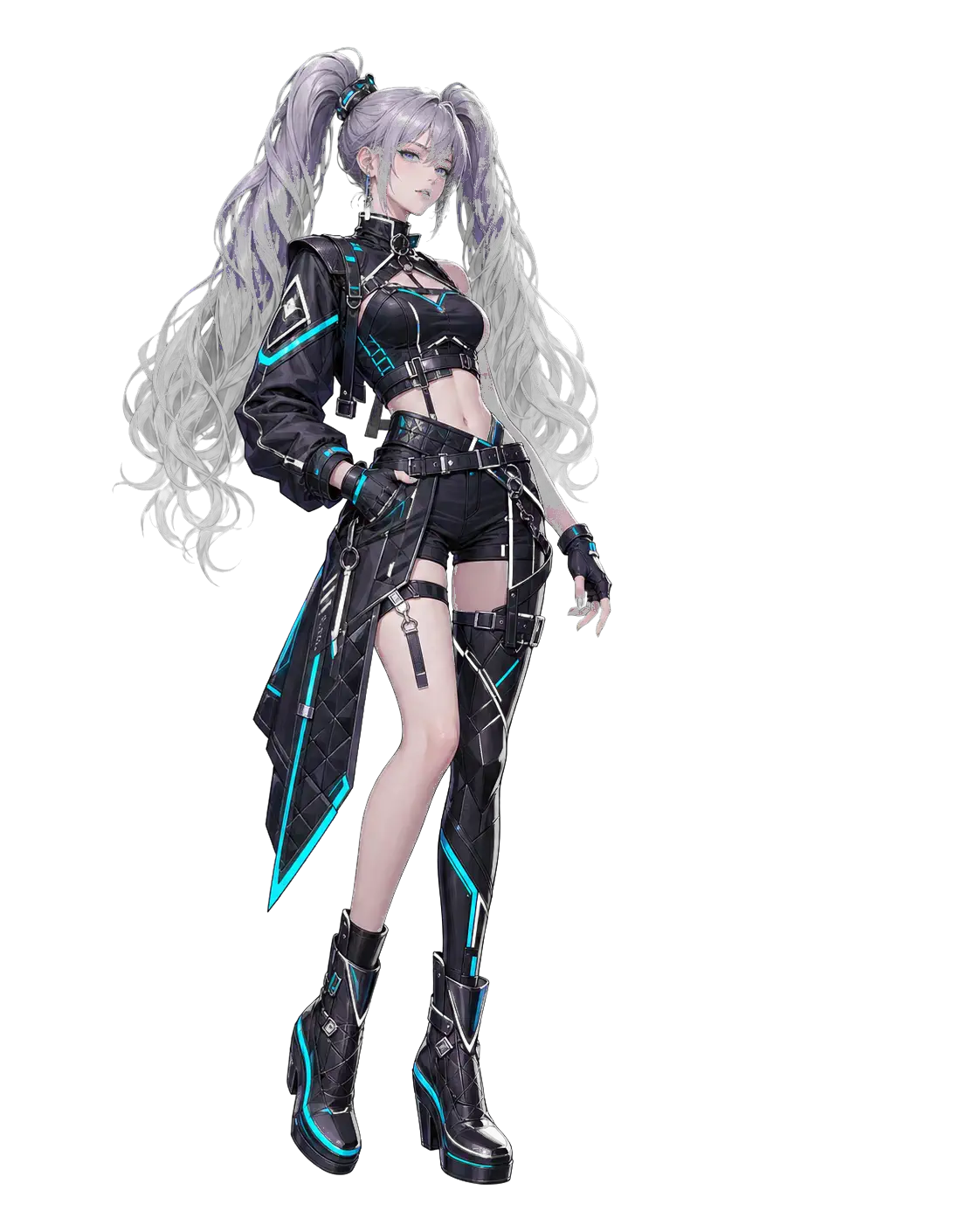 XENA, the Neon Rush performer