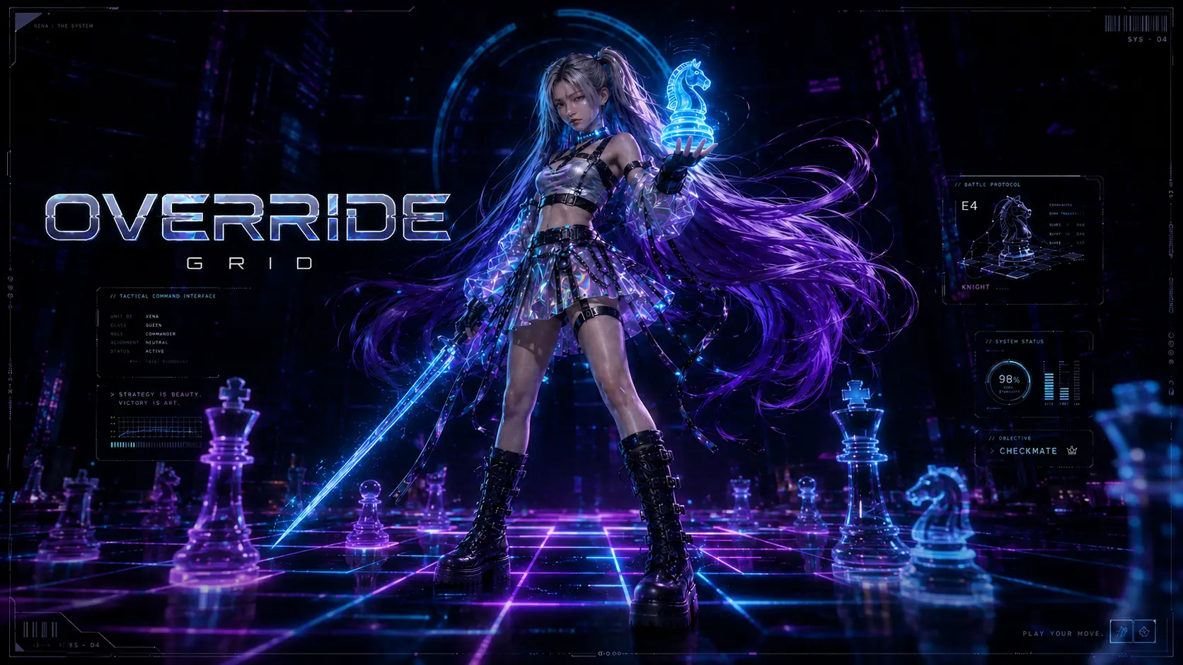 OVERRIDE GRID — official cover